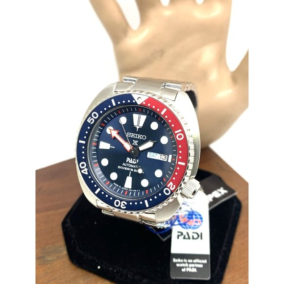 Seiko Men's Watch SRPE99 Automatic Prospex Padi Blue Dial Steel Special Edition - Picture 1 of 15